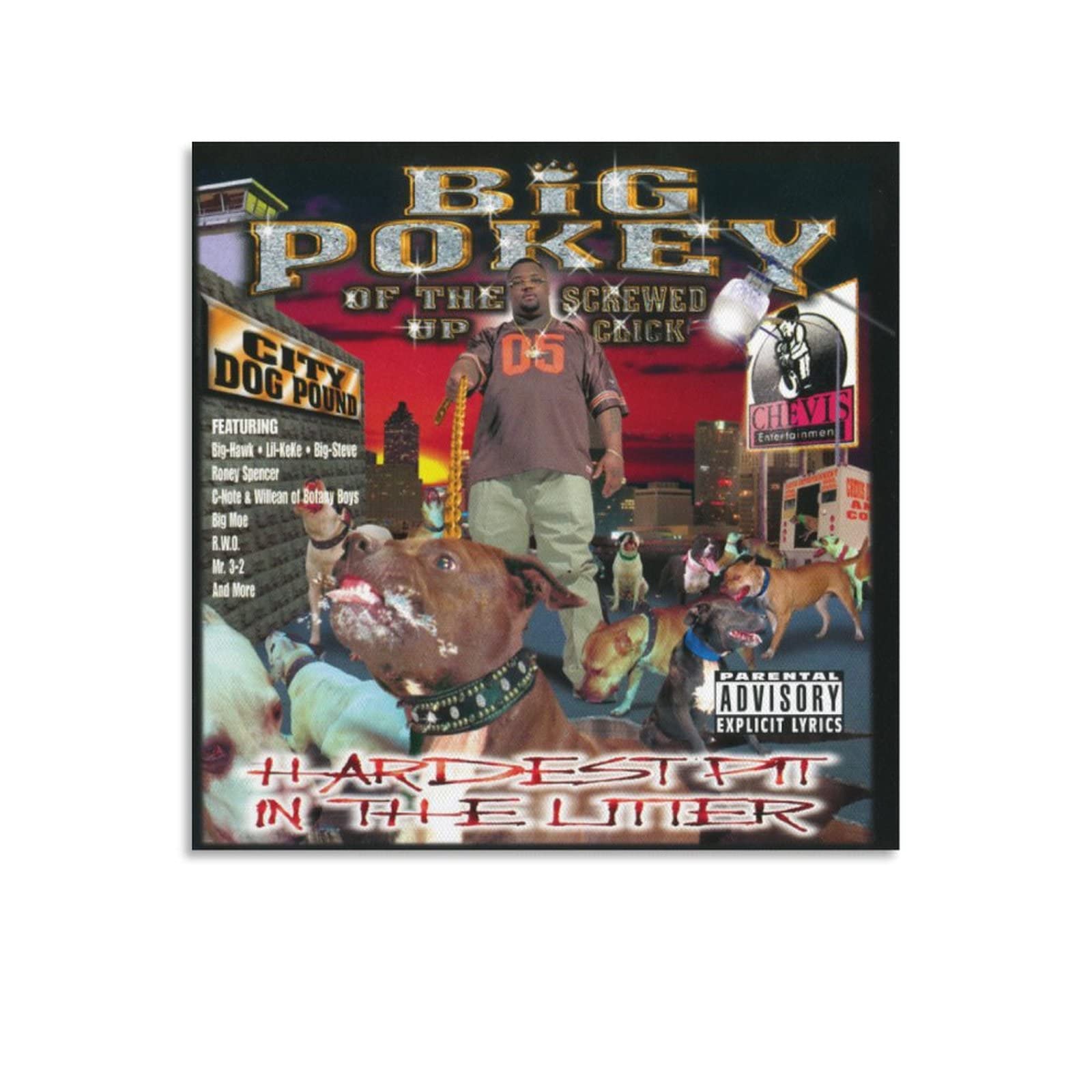 Big Pokey Hardest Pit In The Litter Canvas Art Poster And Wall Art